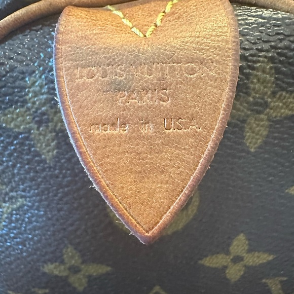 Louis Vuitton Brown Vintage Speedy 25 Monogram Satchel - Picture 10 of 16